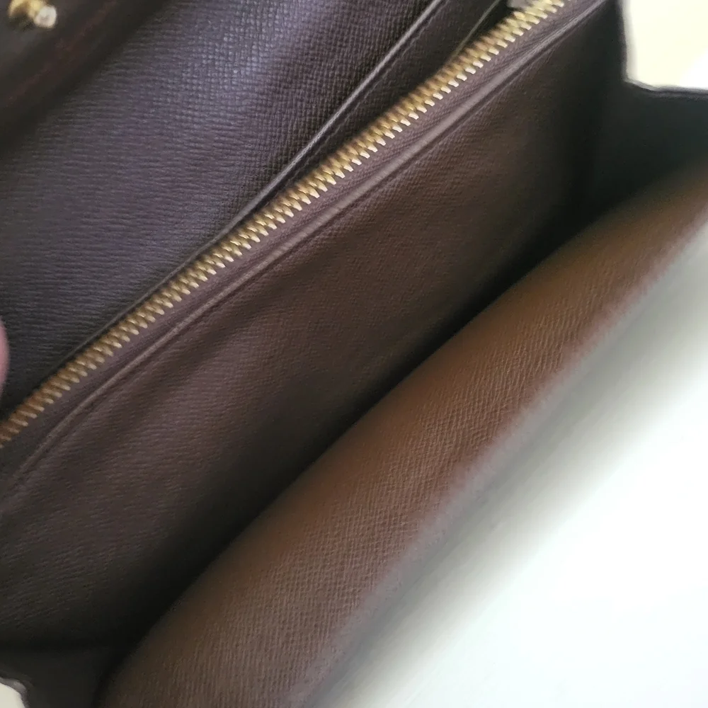 Louis Vuitton Damier Ebene Sarah Wallet..Authentic,  Spain 2006..
